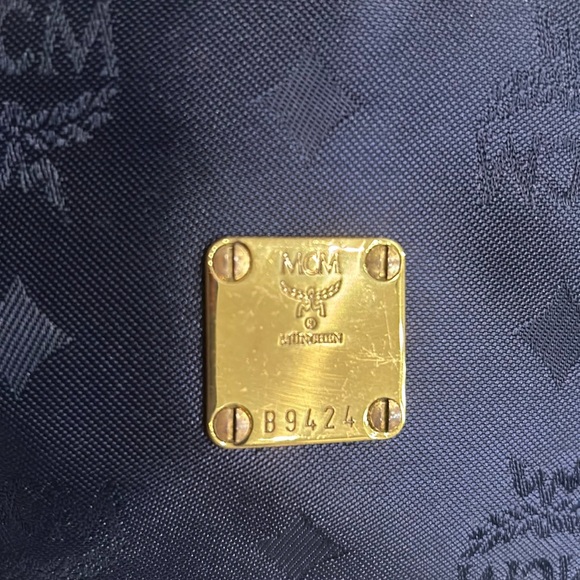 Authentic MCM Cognac Viseto Boston Bag mini - Picture 9 of 15